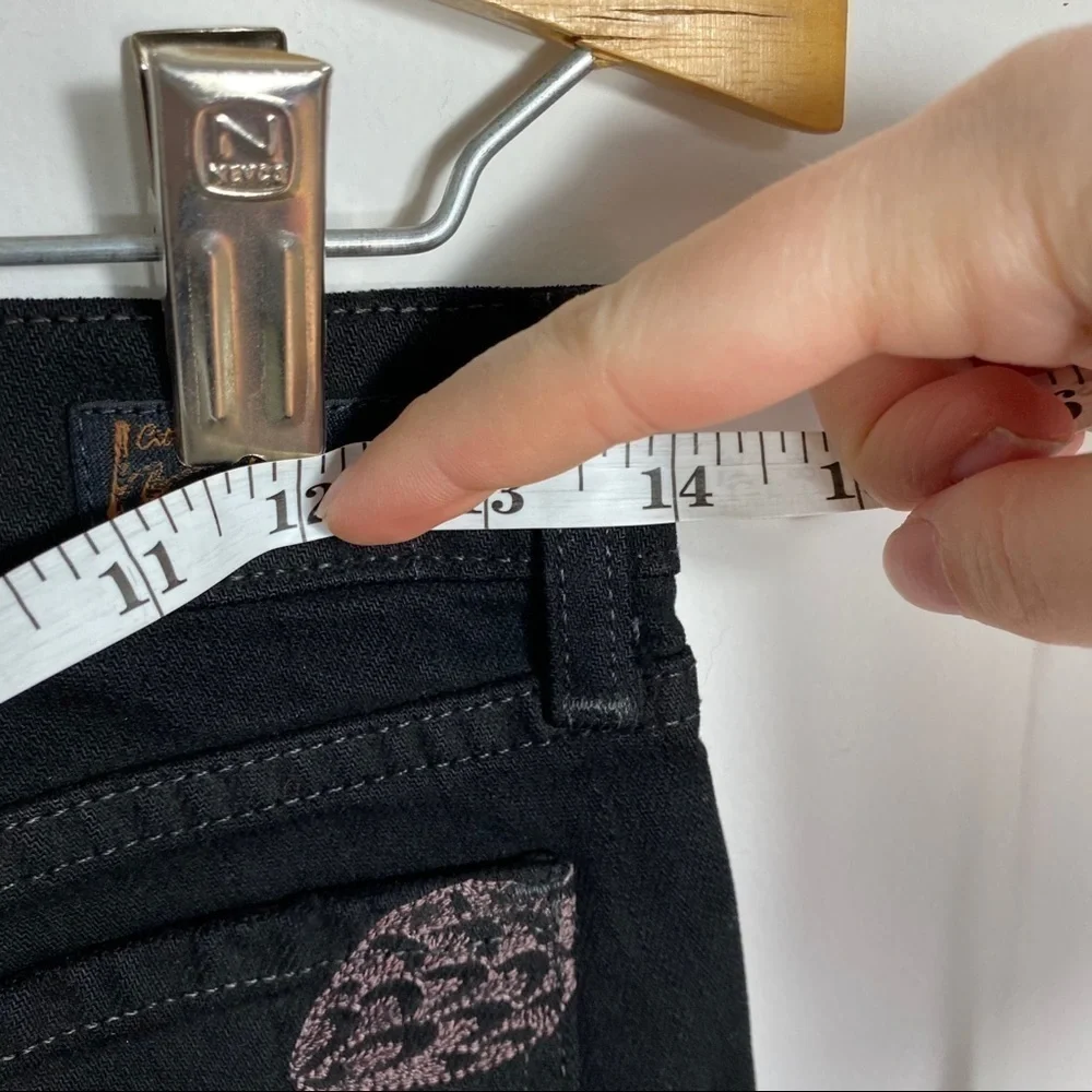Citizens of Humanity Black Flare Jeans Sz 25